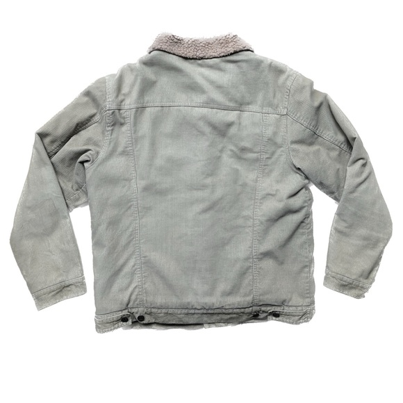 Vintage 90’s Beige 725 Original Sherpa Button-up Jacket - Picture 2 of 3